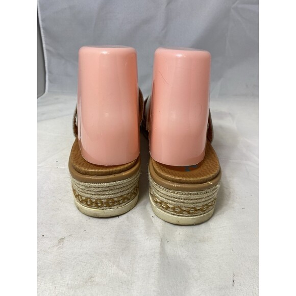 Baretraps Posture+ Bliss Wedge Slip-on Sandals White Women's 8M - Picture 5 of 8